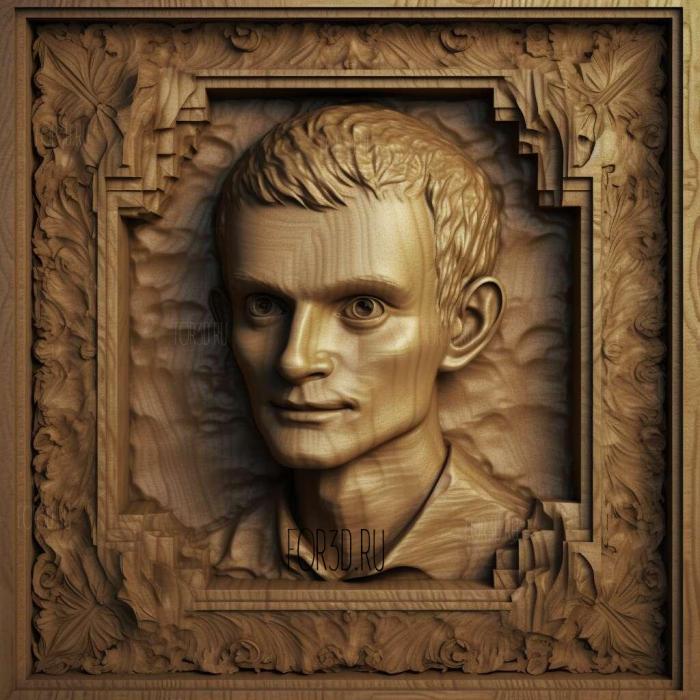 vitalik buterin 4 stl model for CNC